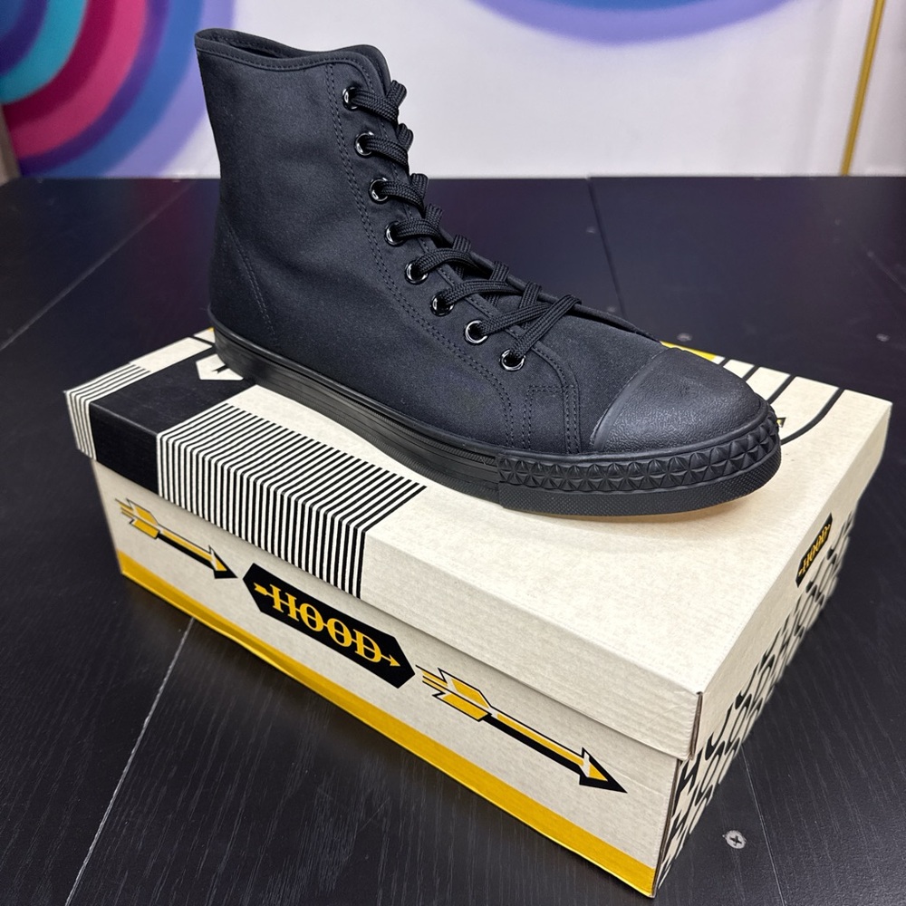 Hood by Air Black High-Top Sneakers
